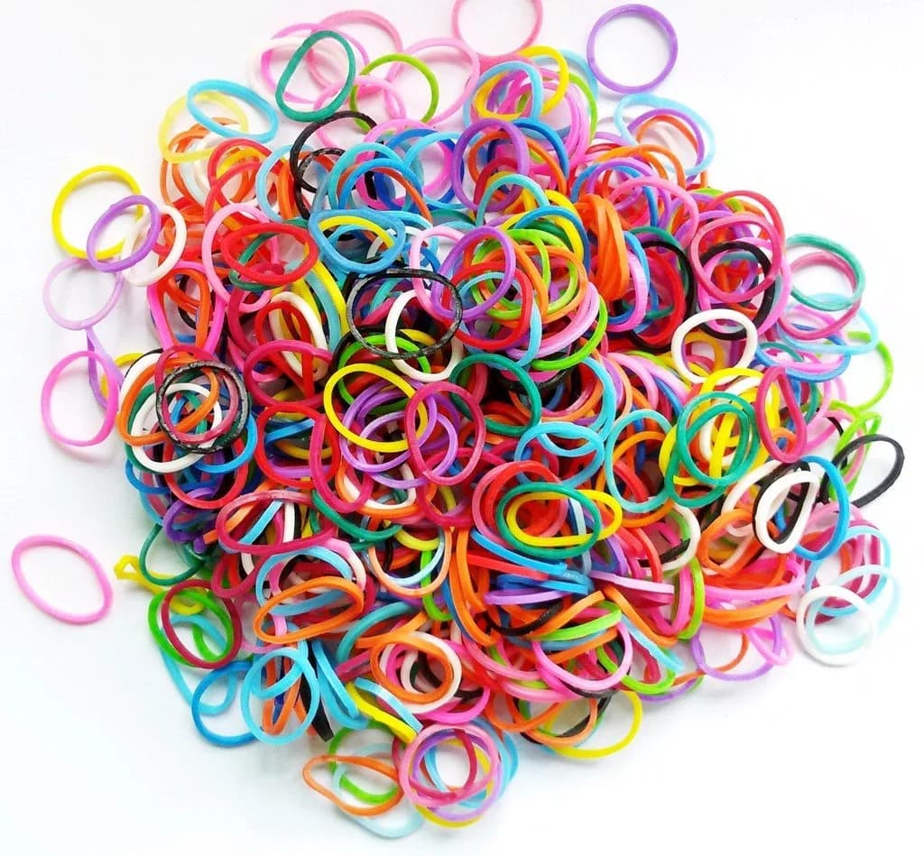 PET SHOW 15mm Rubber Bands for Dogs & Cats | 100g (approx. 2000pcs) — 15mm 100G=1000pcs