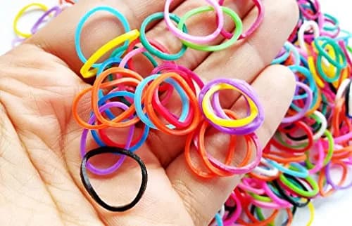 PET SHOW Assorted Color Rubber Bands for Dog Cat Hair Bows Grooming Accessories, 1000 Count (100g) thumbnail 2