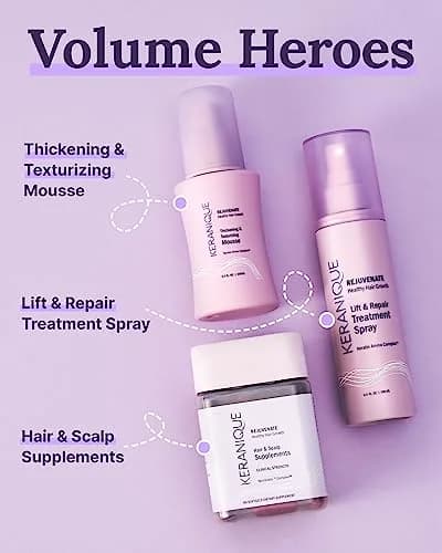 Keranique Lift & Repair Treatment Spray with Keratin Amino Complex™ 3.4 Fl Oz | Instant Volume & Split End Repair thumbnail 7