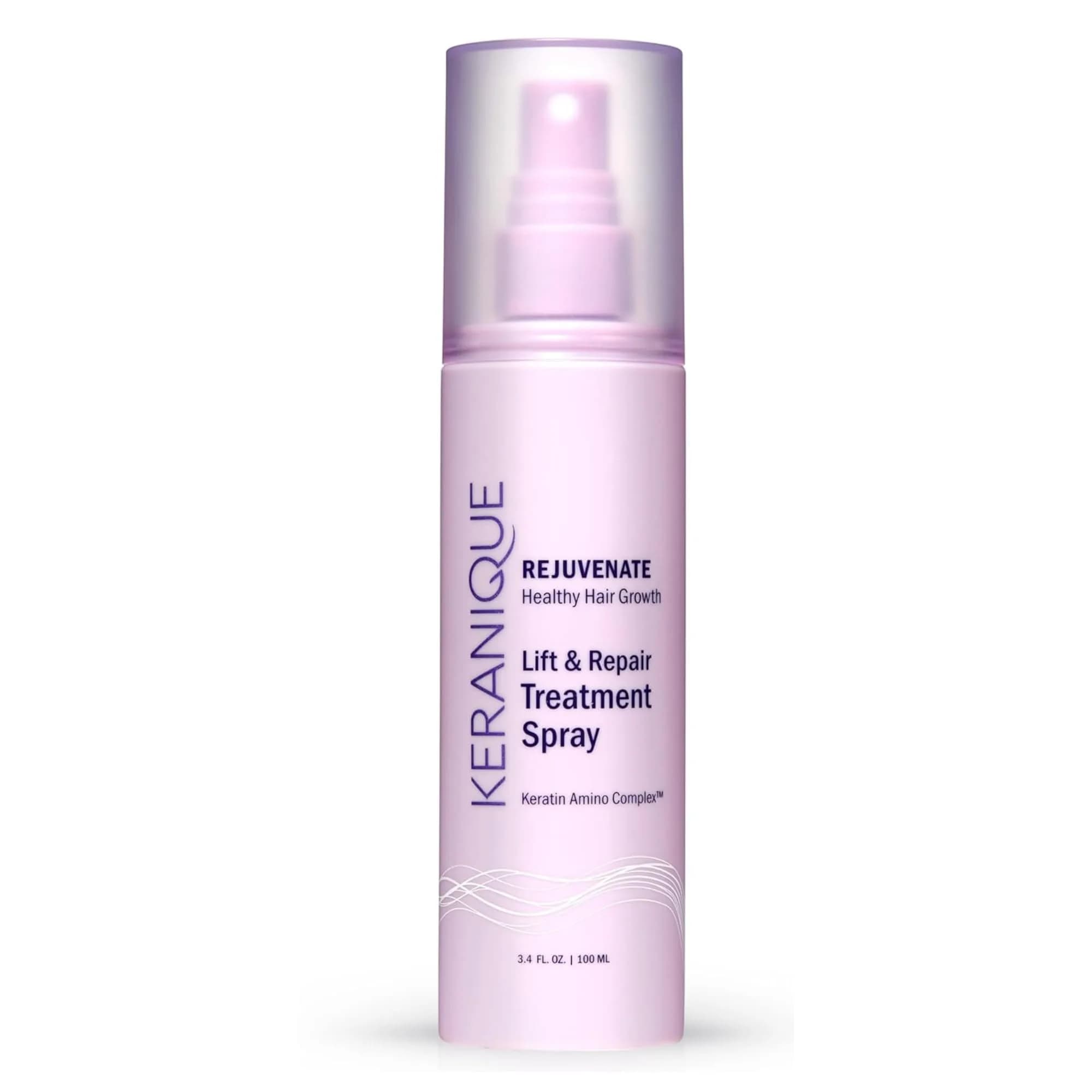 Keranique Lift & Repair Treatment Spray with Keratin Amino Complex™ 3.4 Fl Oz | Instant Volume & Split End Repair - main product image