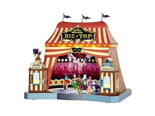 Lemax Berry Brothers Big Top Animated Carnival Building 25cm (9.84in) | Sights, Sound & Motion thumbnail 1