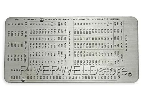 RIVERWELD Pipe Pit Welding Gauge 1/2" (12.7mm) | Stainless Steel Inspection Tool thumbnail 3