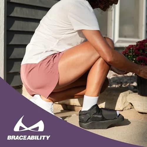 BraceAbility Forefoot Offloading Post-Op Shoe Small | 15-Degree Wedge for Diabetic Ulcers, Fractures, Surgery Recovery thumbnail 7