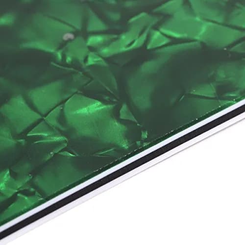 Musiclily Pro SSS 11-Hole ST Guitar Pickguard 4Ply Green Pearl | Fits Fender US/Mexico Stratocaster thumbnail 4