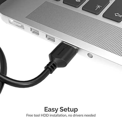 Sabrent USB 3.0 to 2.5in SATA Adapter Cable EC-SSHD | 5Gbps UASP Data Transfer thumbnail 5