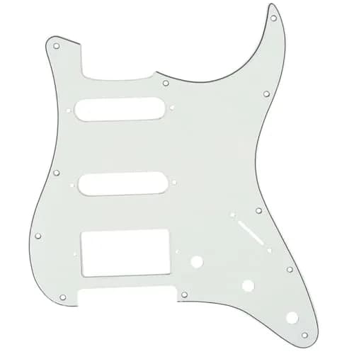 Musiclily Pro HSS 11 Hole ST Guitar Pickguard 3Ply Aged White for Fender USA/Mexican Made Standard Strat Modern Style | 2.2MM Thickness thumbnail 1