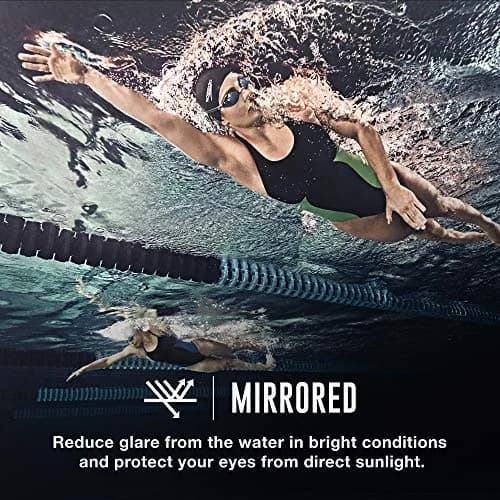 Speedo Women's Mirrored Vanquisher Swim Goggles | Anti-Fog, UV Protection, Panoramic View thumbnail 3