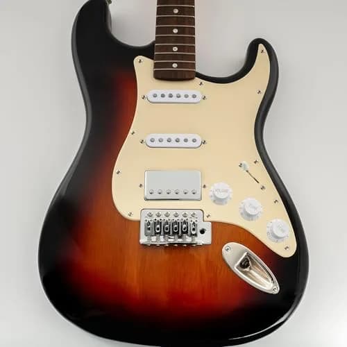 Musiclily Pro HSS 11 Hole ST Guitar Pickguard 1Ply Cream | Fits Fender Strat Modern Style thumbnail 5