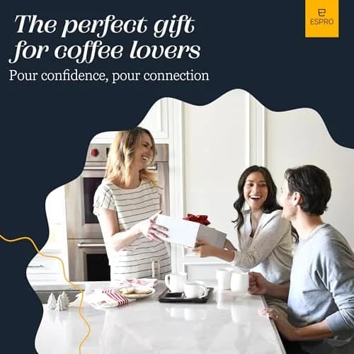 ESPRO P5 French Press Coffee Maker, 946ml (32oz) | Dual Filter Sludge-Free Brew thumbnail 4