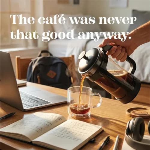 ESPRO P3 French Press Coffee Maker, 946ml (32oz) Black | Grit-Free Coffee & Tea Brewer thumbnail 4