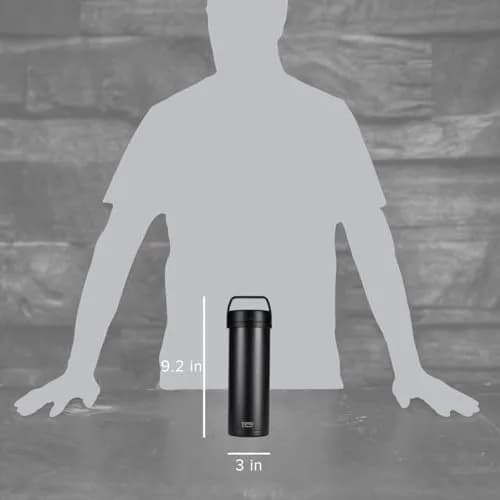 ESPRO Go P0 Ultralight French Press Coffee Maker for Travel, Vacuum Insulated Stainless Steel, 16 Ounces thumbnail 2