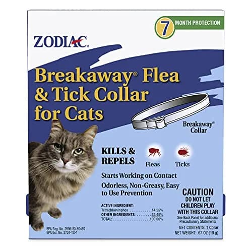 Zodiac Flea & Tick Collar for Cats, 13" | 7-Month Protection, Easy Release thumbnail 1