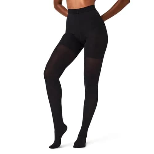 SPANX SPANXshape Mid-Thigh Tight-End Tights, Very Black, A | Comfortable, Flattering Fit for Women thumbnail 1