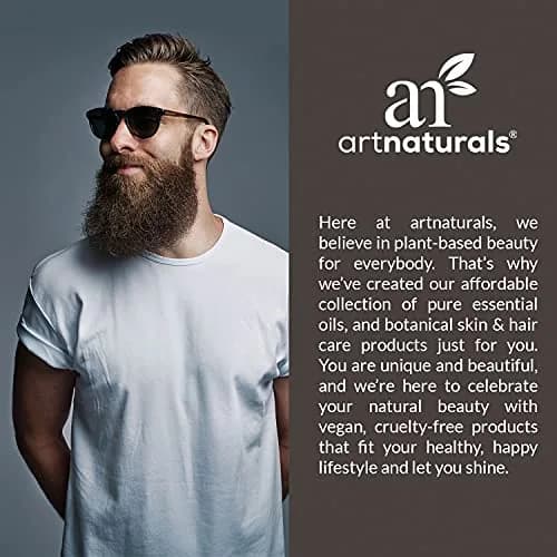 Artnaturals Unscented Beard Oil 2 fl oz | Nourishing, Vegan, No Residue, Softens & Thickens thumbnail 5