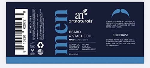 Artnaturals Unscented Beard Oil 2 fl oz | Nourishing, Vegan, No Residue, Softens & Thickens thumbnail 7
