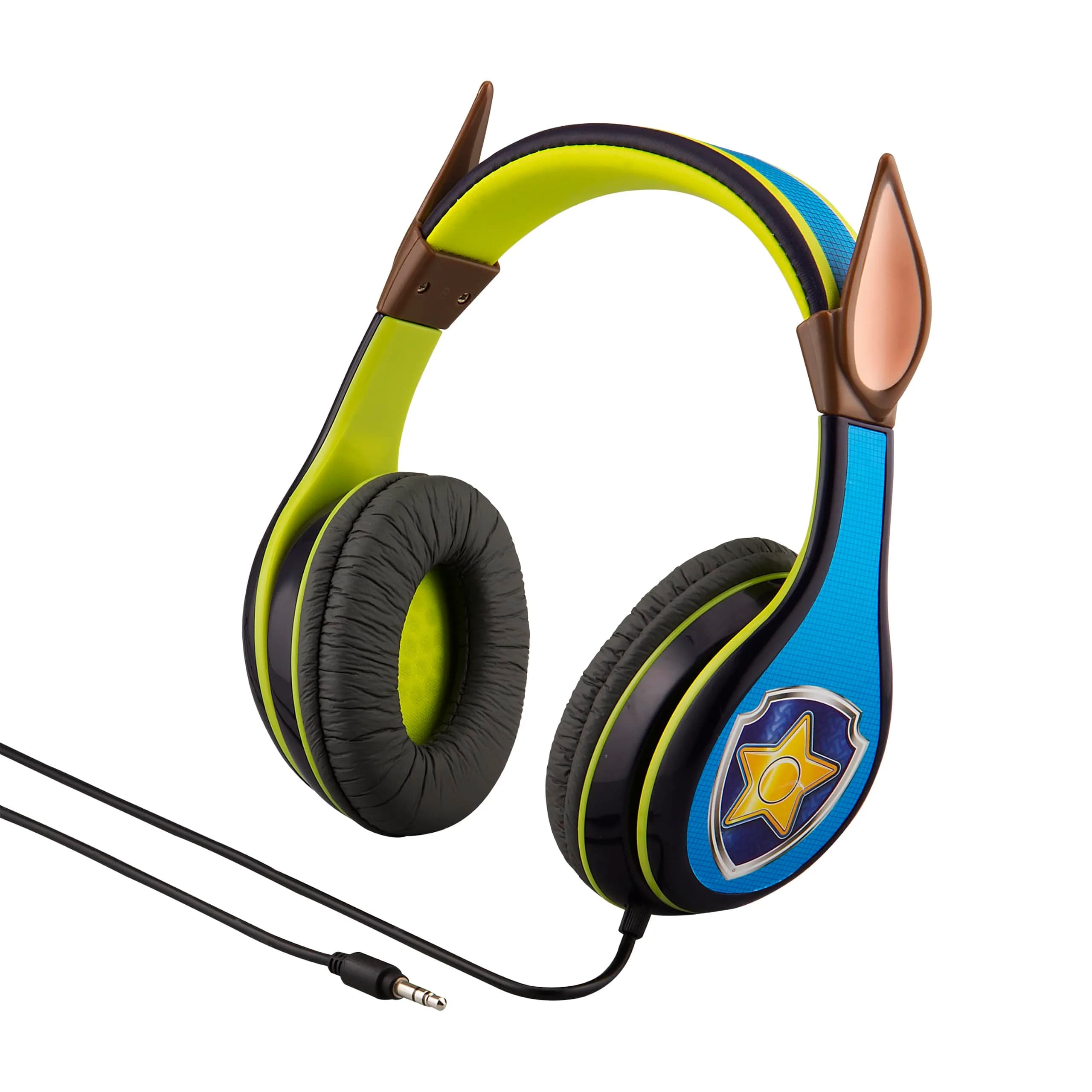 eKids Gabby's Dollhouse Wired Headphones with 3.5mm Jack | Kid-Friendly Stereo Sound — Paw Patrol Chase