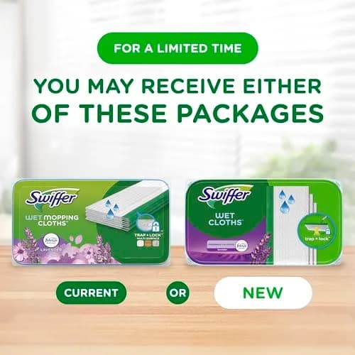 Swiffer Sweeper Wet Mopping Cloth Multi Surface Refills, Febreze Lavender Scent, 36 Count | Traps & Locks Dirt Deep in Cloth thumbnail 2