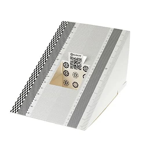DSLRKIT Lens Focus Calibration Tool Alignment Ruler Folding Card | Precise Auto-Focus Adjustment (70-120 chars) thumbnail 1