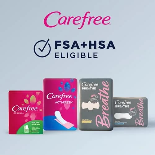 Carefree Acti-Fresh Panty Liners 54 Count | Fresh Scented, Light Leak Protection thumbnail 5