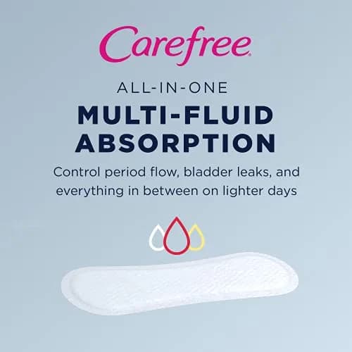 Carefree Acti-Fresh Panty Liners 54 Count | Fresh Scented, Light Leak Protection thumbnail 7