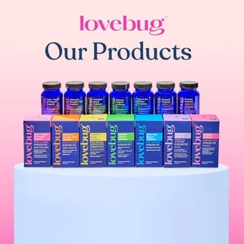LOVEBUG Probiotics for Women with Pancran – Multi-Strain Probiotic Supporting UTI, BV, Odor & PH Balance - Vaginal Probiotics for Womens Intimate Flora & Digestive Health - 30 Capsules | Supports Vaginal & Digestive Balance thumbnail 8