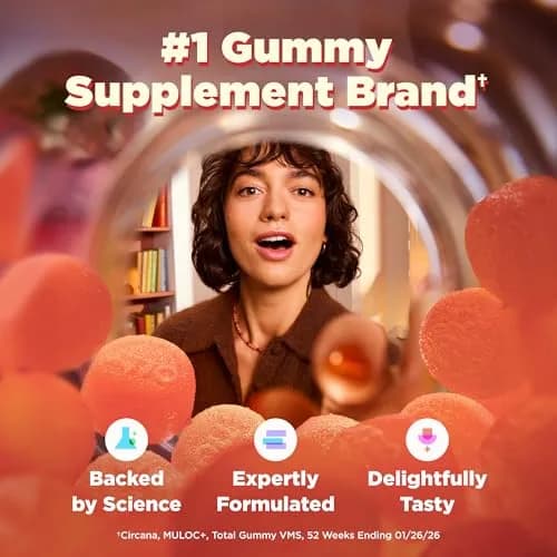 OLLY Probiotic + Prebiotic Gummy, 500 Million CFUs, Peachy Peach, 30 Count (30 Day Supply) | Digestive & Immune Support thumbnail 7