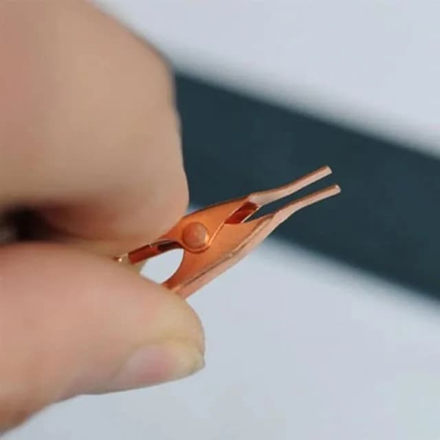 KUJOBUY Micro Alligator Copper Clips Pack of 50 | Precision Electrical Prototyping Tool thumbnail 6