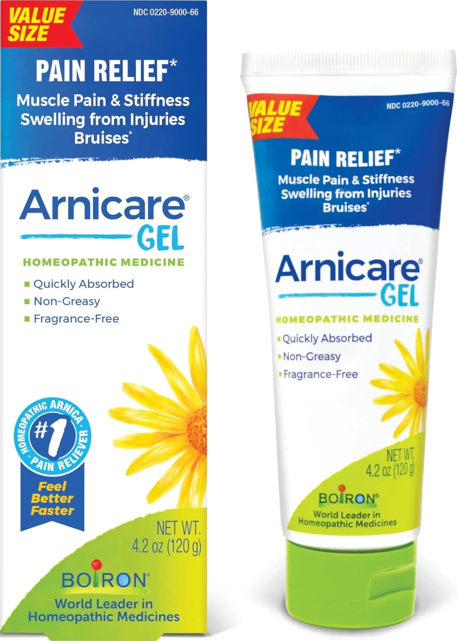 Boiron Arnicare Gel 4.2 oz | Homeopathic Muscle & Joint Pain Relief