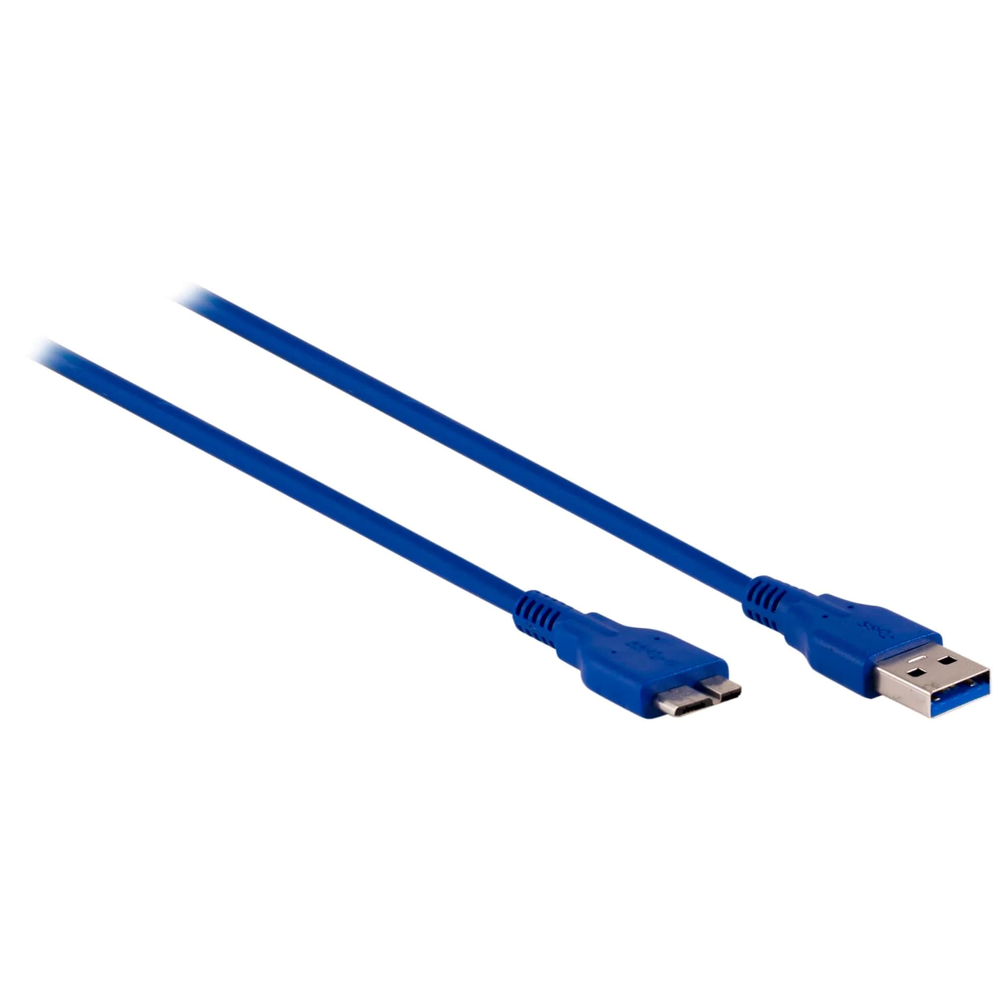 Ativa Blue Micro USB 3.0 Cable 2.74m (6ft) | 5Gbps Data Transfer — Blue
