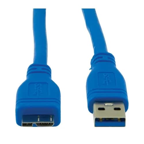 Ativa Blue Micro USB 3.0 Cable 2.74m (6ft) | 5Gbps Data Transfer thumbnail 5