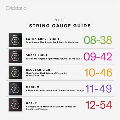 D'Addario NYXL1149-3P Electric Guitar Strings, Medium 11-49 Gauge, 3 Sets | Enhanced Tuning Stability & Mid-Range Presence thumbnail 5