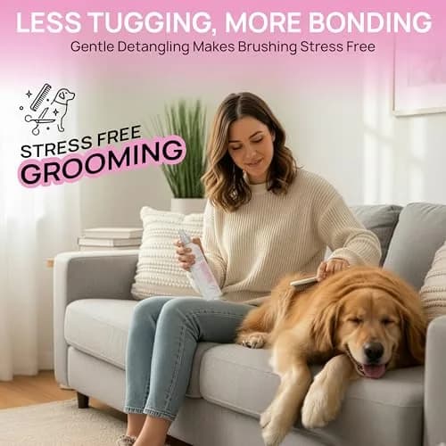 BioSilk for Dogs Silk Therapy Detangling and Shine Spray 237ml (8 Fl Oz) | pH Balanced Leave-In Mist for Dematting thumbnail 9