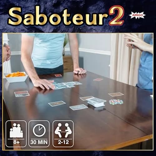 AMIGO Saboteur 2 Expansion Pack Strategy Card Game | 2-12 Players, Ages 8+ thumbnail 4