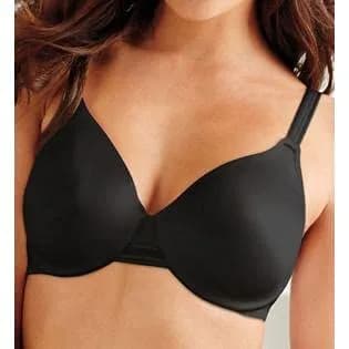 Bali Women's Underwire Bra 36B | Full Coverage, Seamless Support, Black thumbnail 2