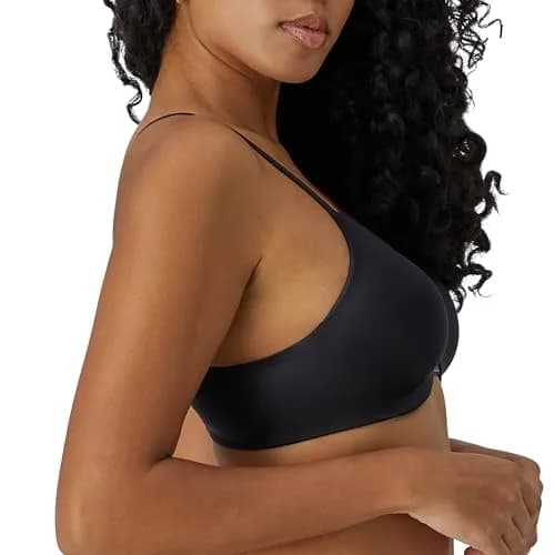 Bali Women's Underwire Bra 36B | Full Coverage, Seamless Support, Black thumbnail 4