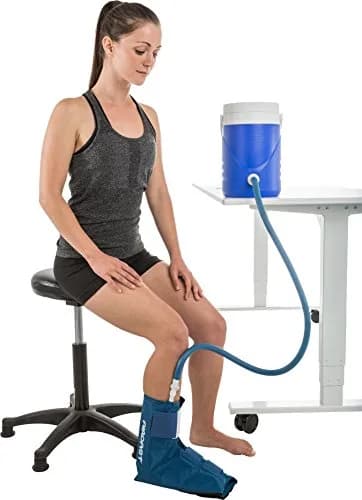 Aircast Ankle Cryo/Cuff -Universal | Gravity Cold Therapy for Post-Op & Sports Injuries thumbnail 4