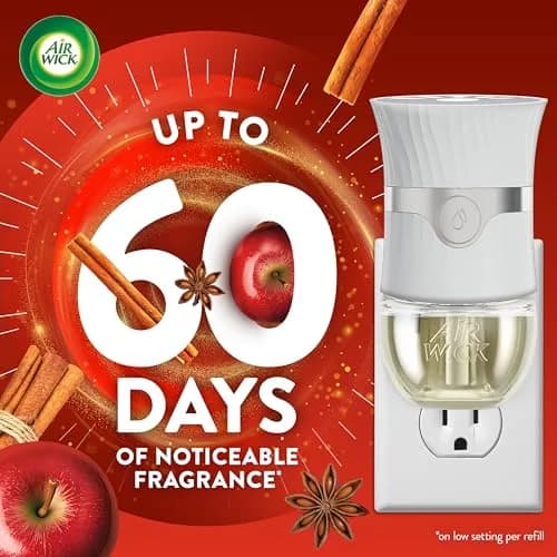 Air Wick Plug In Refill Apple Cinnamon Medley Scented Oil 5ct | Infused with Essential Oils thumbnail 2