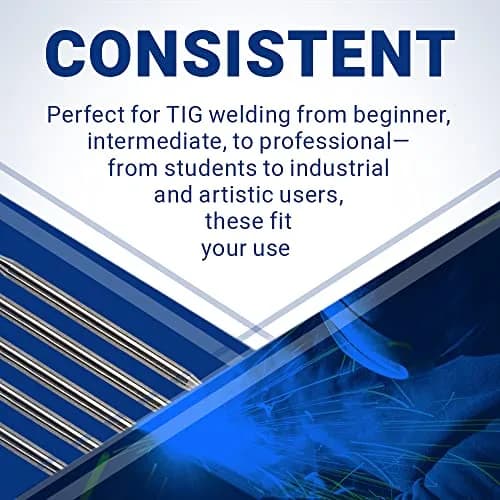 Midwest Tungsten Service Gold 1/8" TIG Tungsten Electrodes 10-Pack | Reliable Arc-Striking & Low Burn-Off thumbnail 7