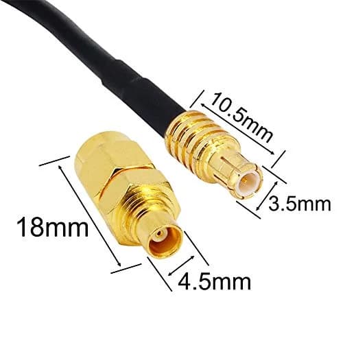 onelinkmore ADS-B Antenna 1090MHz 2.5dBi MCX + MCX-SMA Adapter, Magnetic Aerial | Omni-directional Reception thumbnail 3