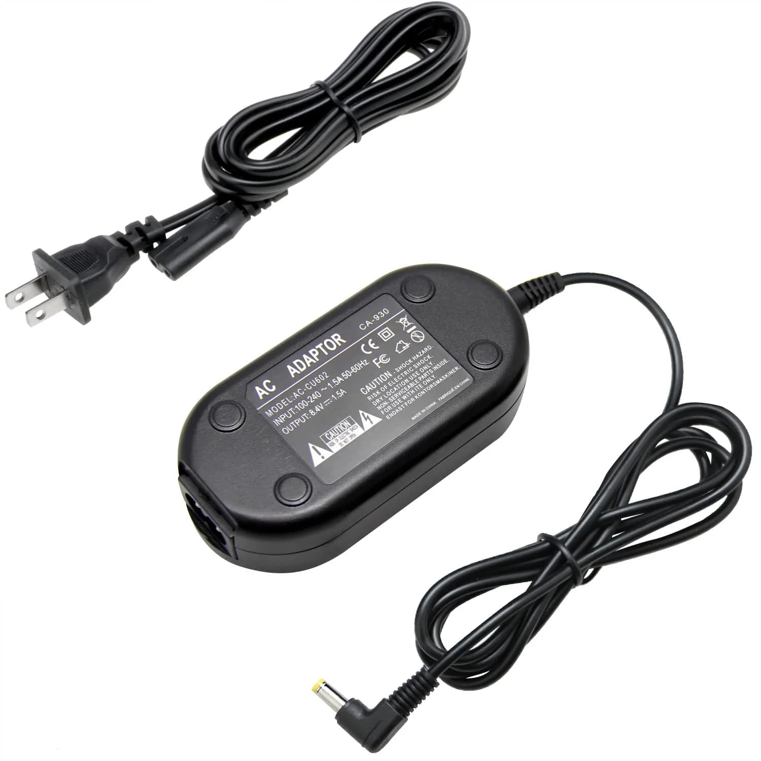 Glorich CA-930 AC Power Adapter for Canon EOS C100 XF100 XF105 XF200 XF205 XF300 XF305 | 8.4V 1.5A | Compact, Certified - main product image