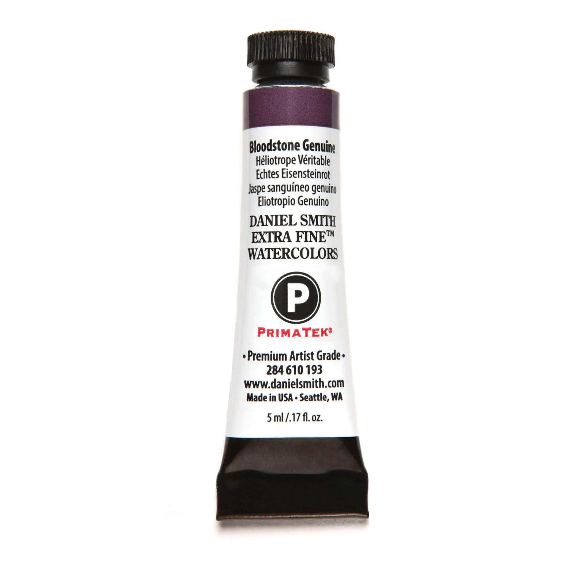 Daniel Smith Extra Fine Watercolor Paint 5ml Tube Alizarin Crimson | Lightfast, Unique Colors, USA Made — Bloodstone Genuine