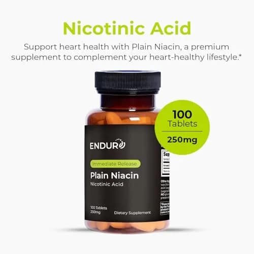 Endurance Products Plain Niacin 250mg thumbnail 2
