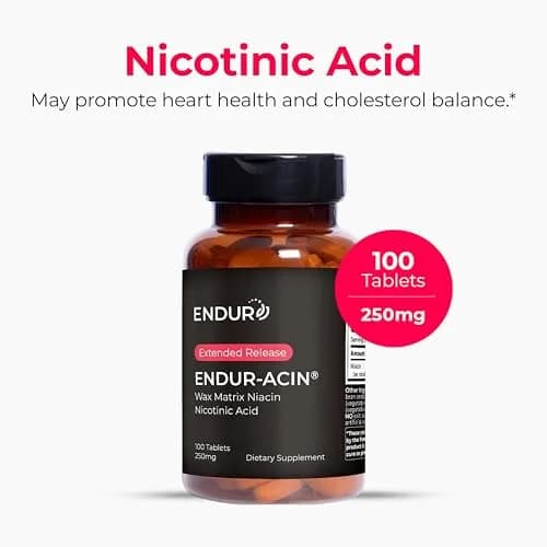 Endurance Products Vitamin B3 Niacin 250mg thumbnail 2