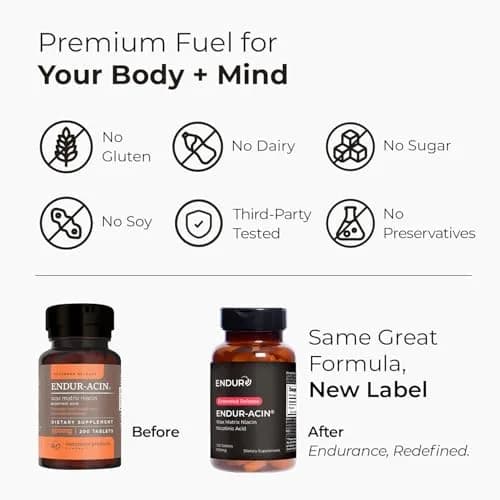 Endurance Products ENDUR-ACIN® Extended Release Niacin 750mg thumbnail 3