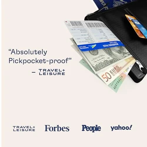 Shacke Neck Pouch & 2-in-1 Belt Wallet – RFID Passport Holder, 12.8cm x 19.1cm (5" x 7.4") thumbnail 2