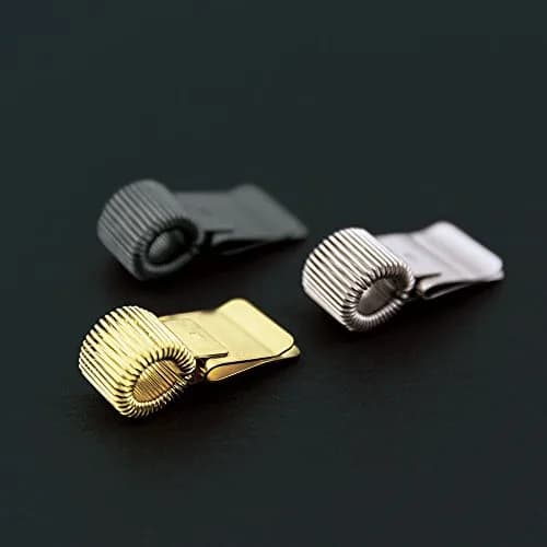 Midori Clip Porta Pen Holder Gold 7 cm (2.76 inches) | Japanese Craftsmanship for Your Notebook thumbnail 4