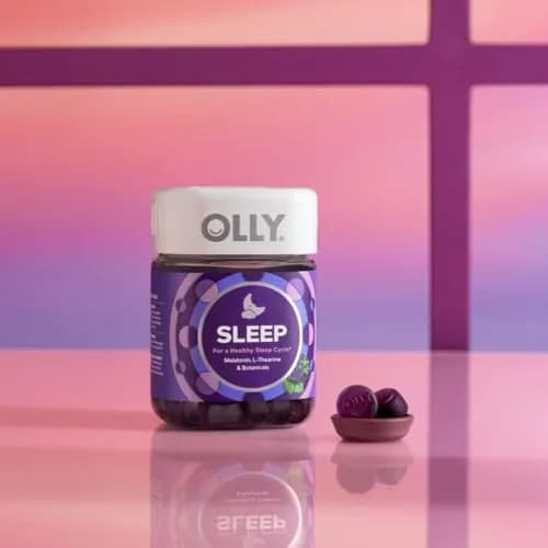 OLLY Sleep Gummies for Adults, 50 Count | Blackberry Zen, 3mg Melatonin, L-Theanine, Gluten Free thumbnail 9