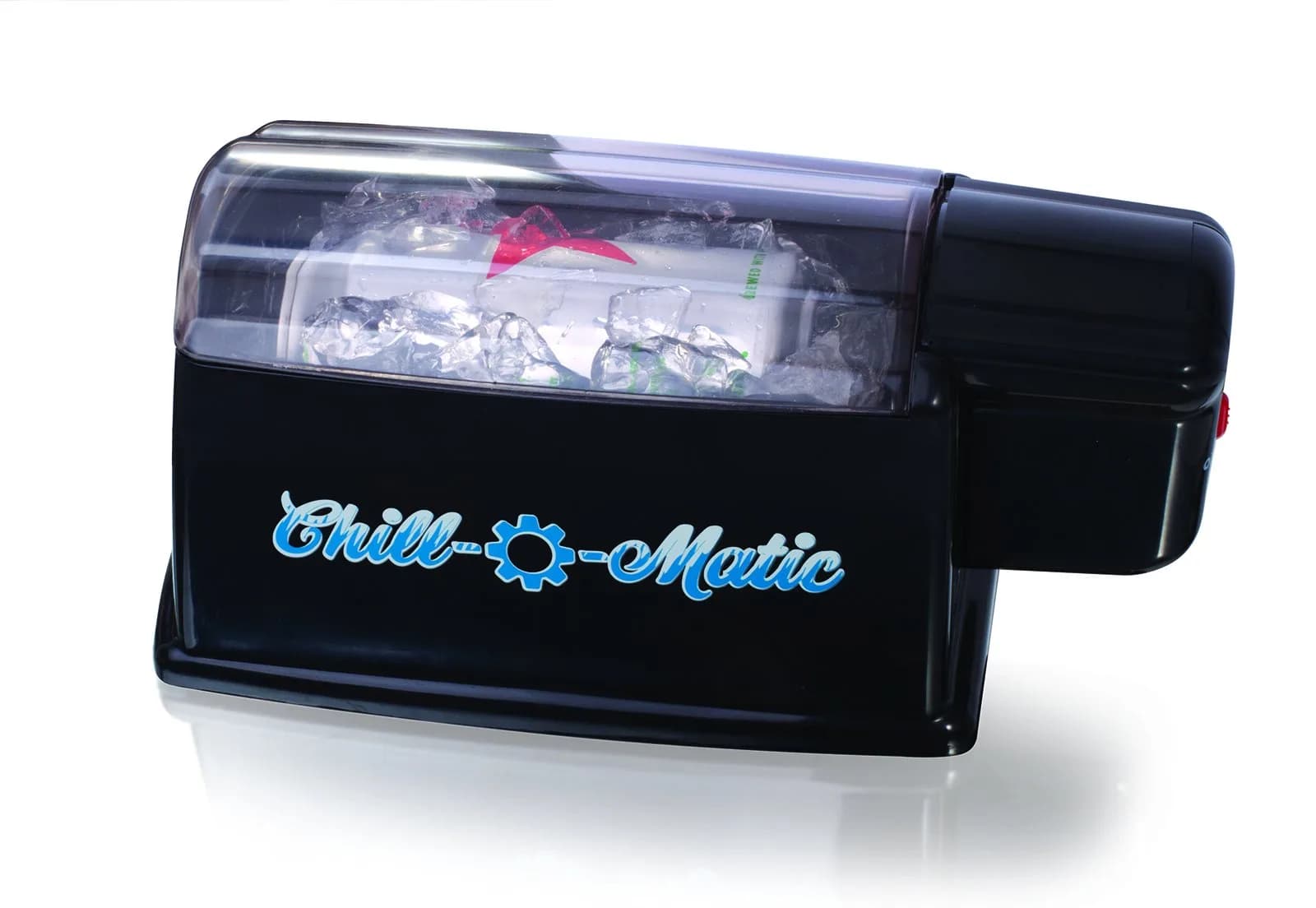 Chill-O-Matic Instant Beverage Cooler – Chill 12 oz Soda & Beer Cans in 60 Seconds – Portable Electric Drink Chiller for Tailgating, BBQs, Camping & Parties (Black) - main product image