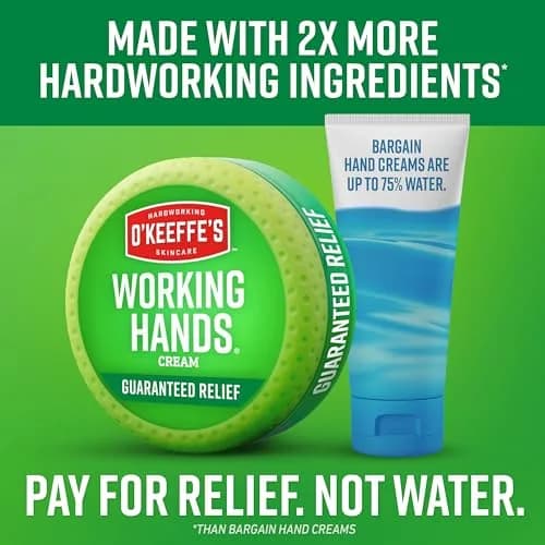 O'Keeffe's Working Hands Hand Cream 88.7ml (3 Fl Oz) 2-Pack | Intensive Repair for Cracked, Dry Hands thumbnail 4