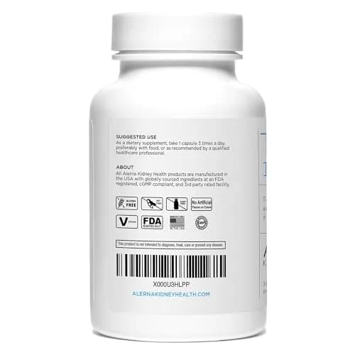 Alerna Kidney Health Tart Cherry Extract 1200 mg Dietary Supplement | Antioxidant Support for Daily Wellness thumbnail 3